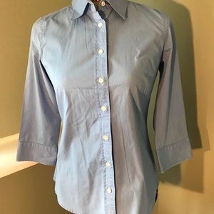 ⬇️🆑 J. Crew blue 3/4 shirt